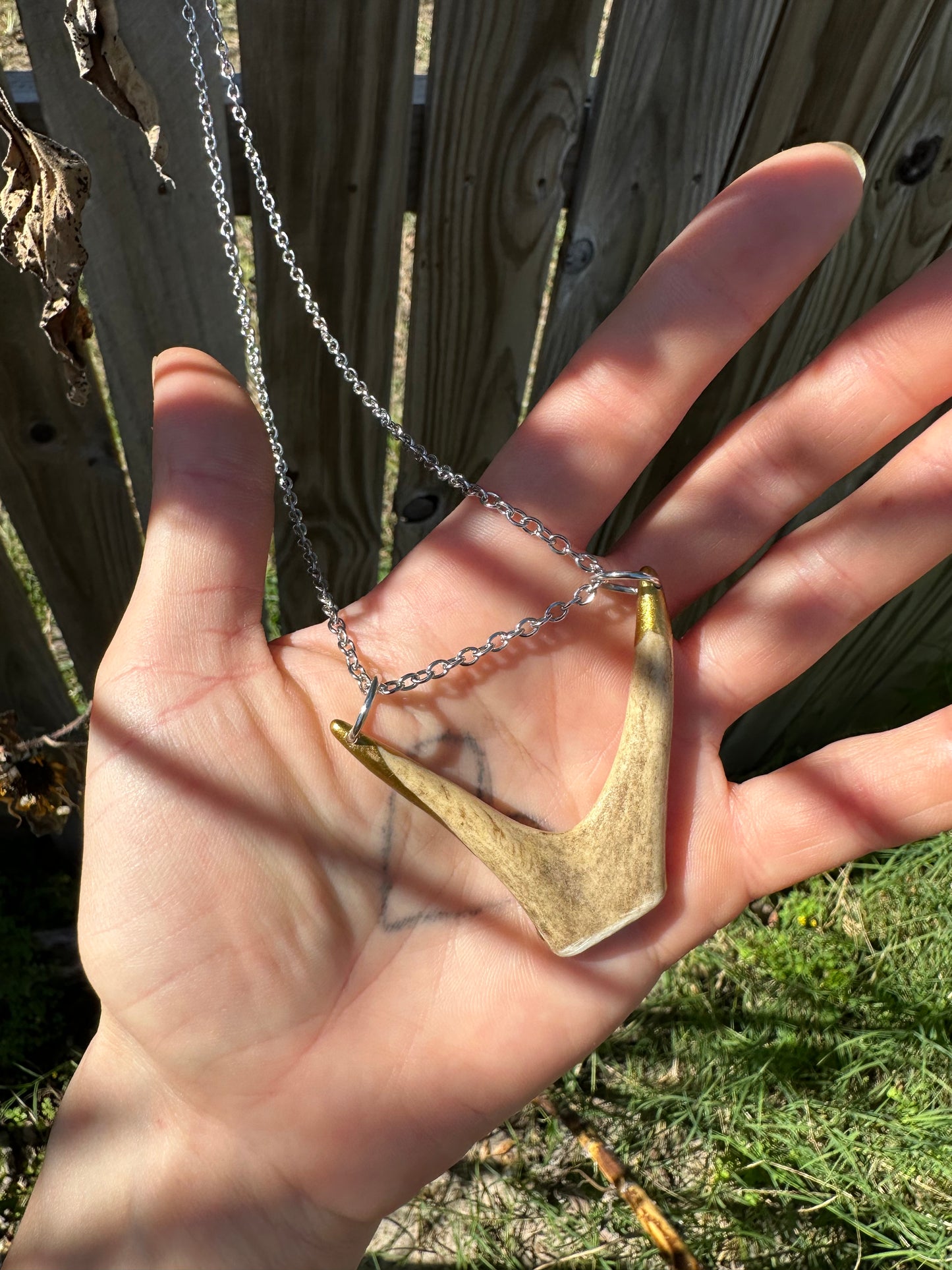 Antler Drip Necklace