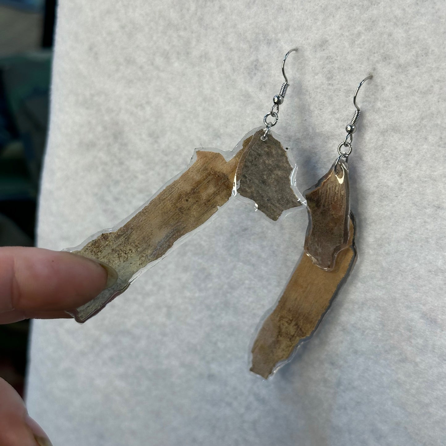 Long Birch Earrings