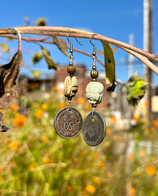 Scarab Earrings