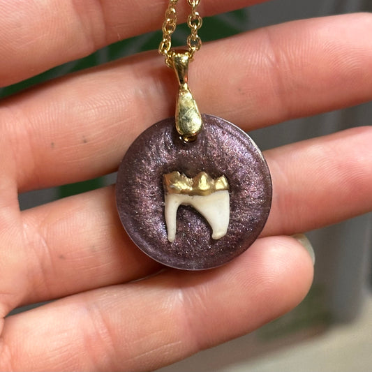 Fat Gold Toof Pendant