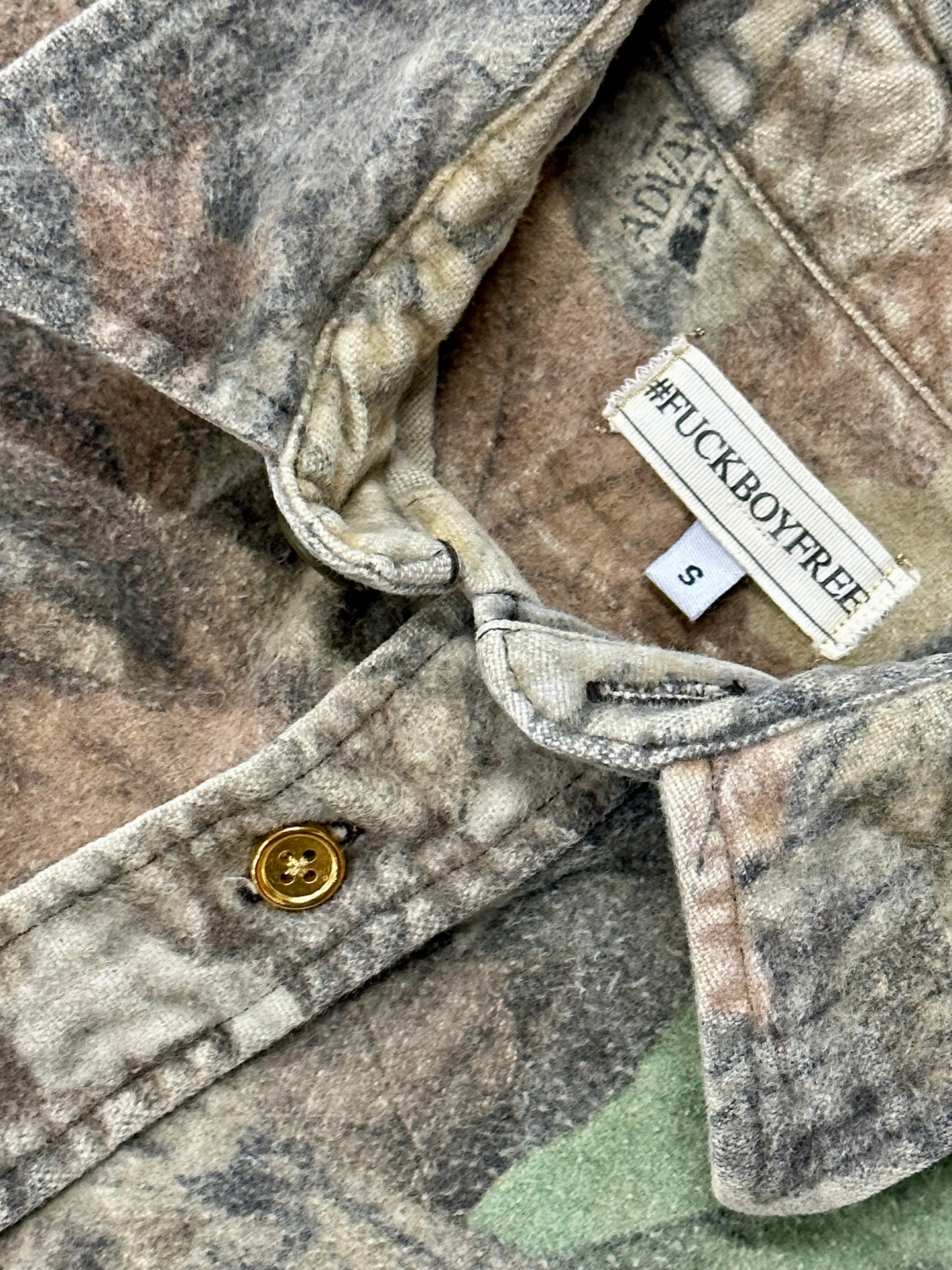 Kintsugi Heart RealTree Flannel