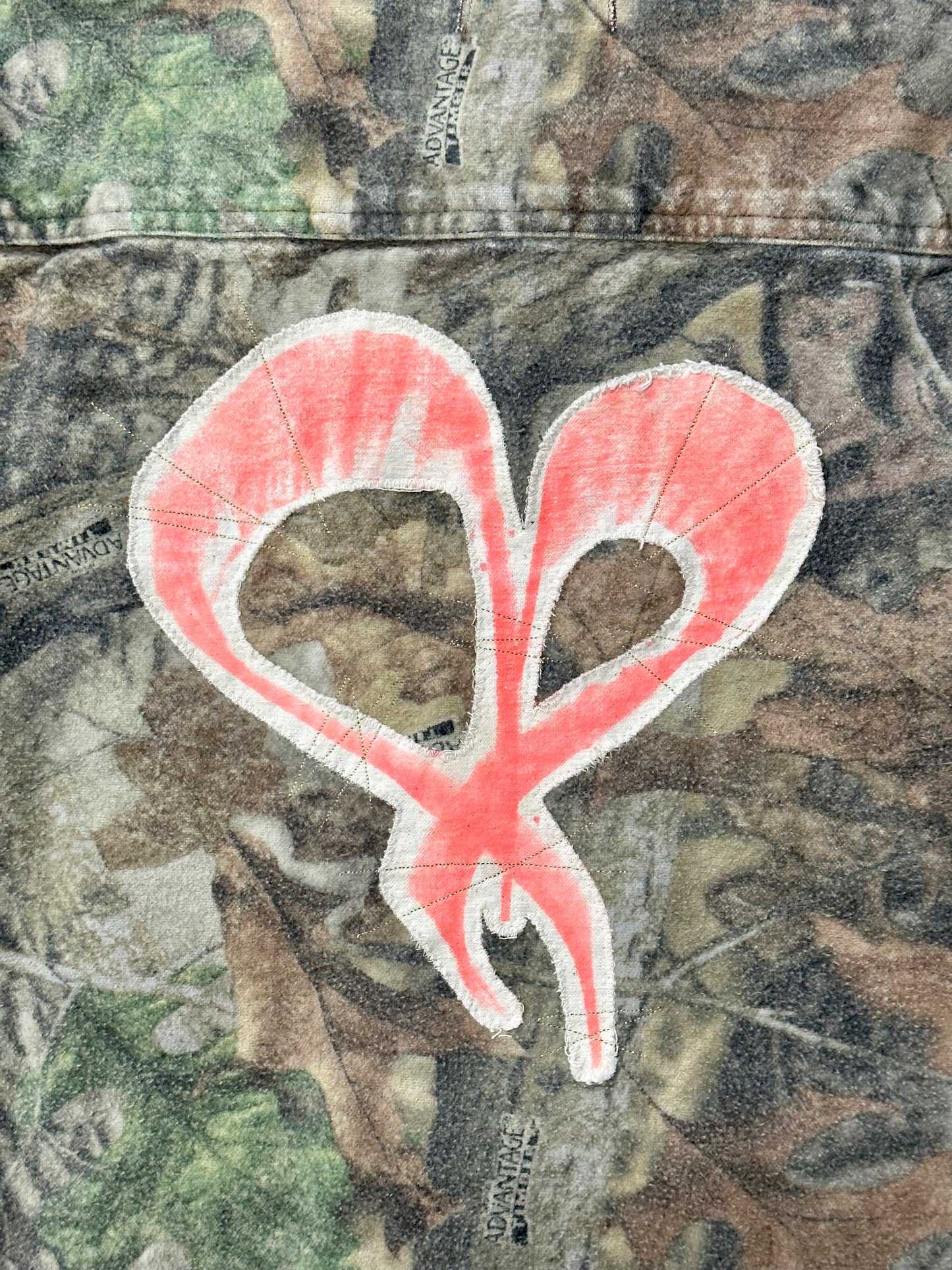 Kintsugi Heart RealTree Flannel