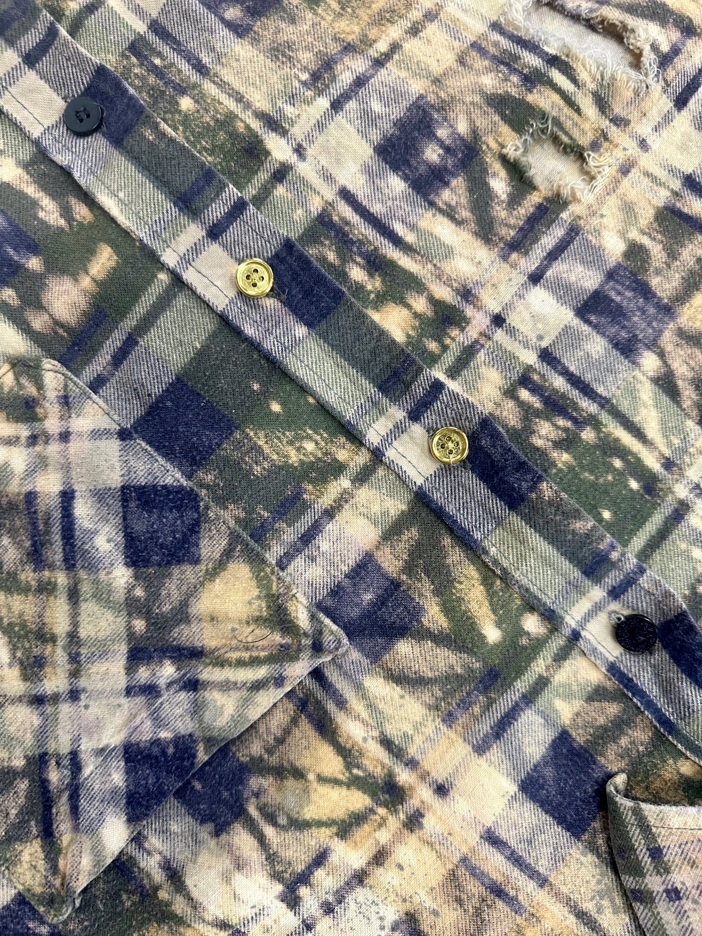 Kintsugi Flower Flannel