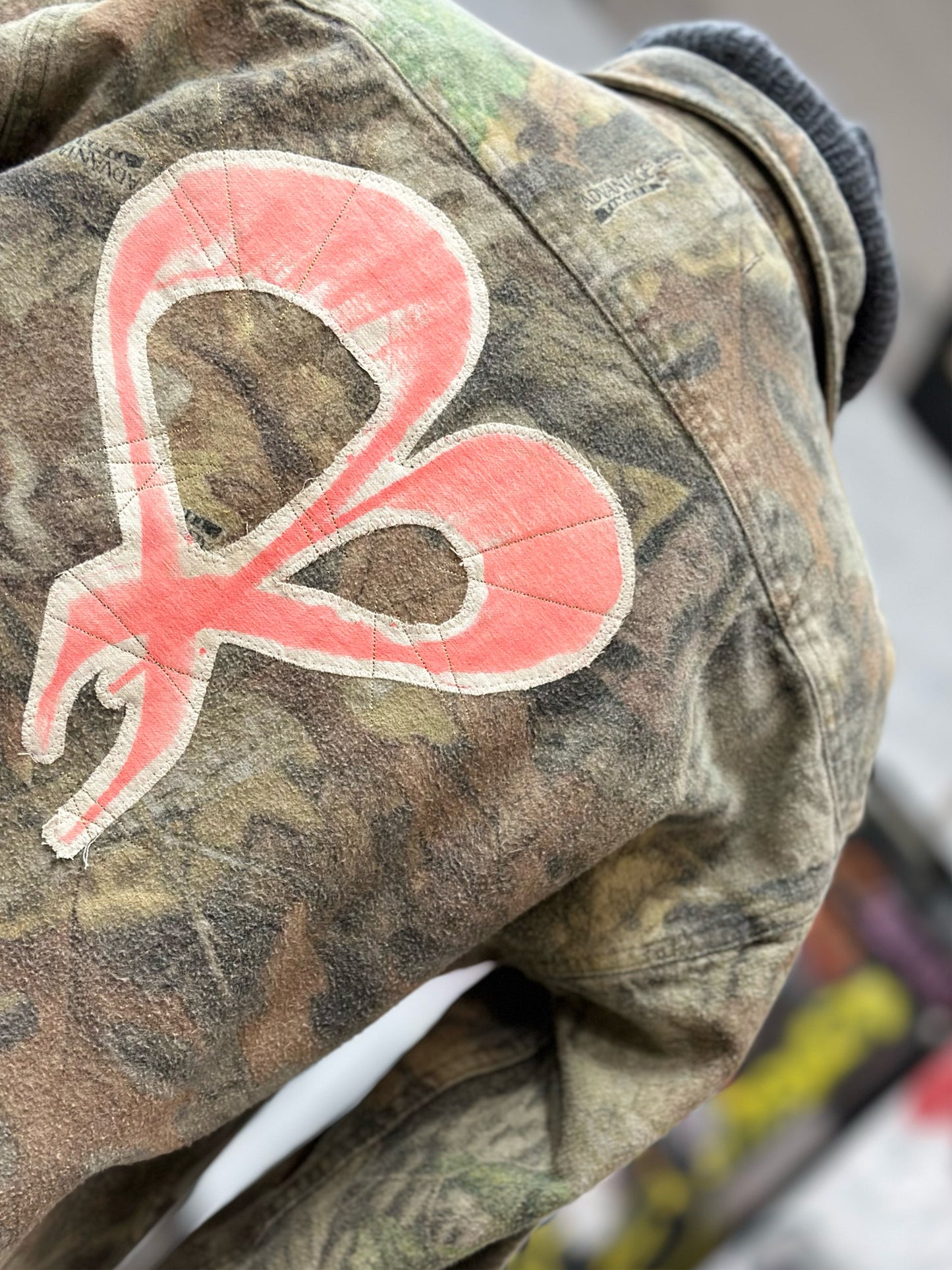 Kintsugi Heart RealTree Flannel